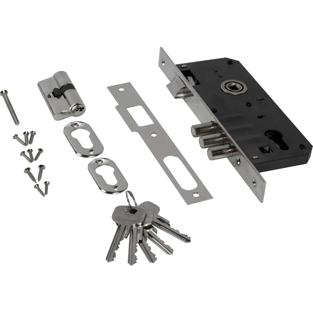 Врезной замок Apecs 2200/60-CR для входных дверей и ворот 82207313 STLM-0021988 - Вид №1