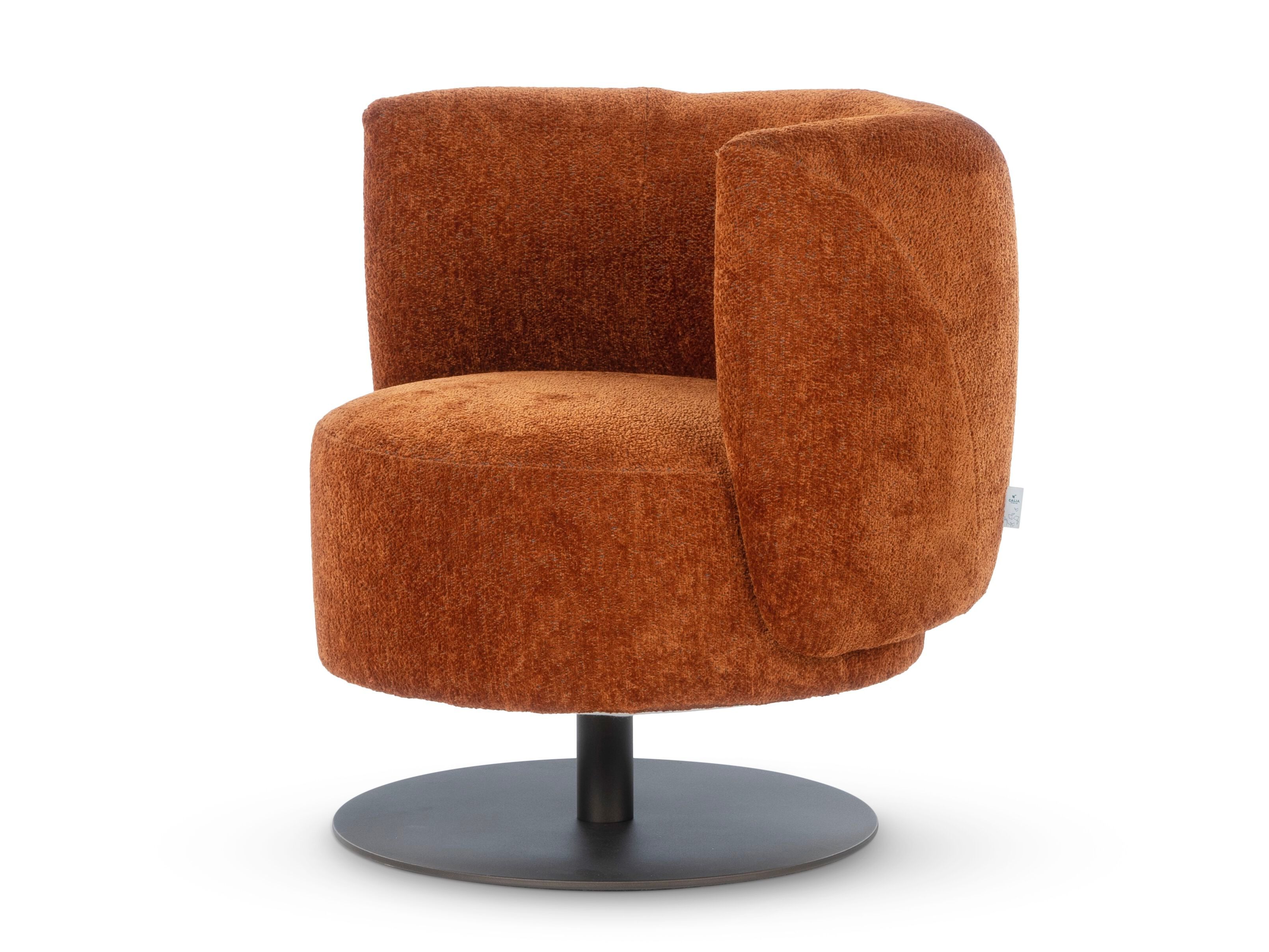 Ткань поворотный пьедестал стул с подлокотниками Calia Italia Superior ARCH-00069586 - Вид №1