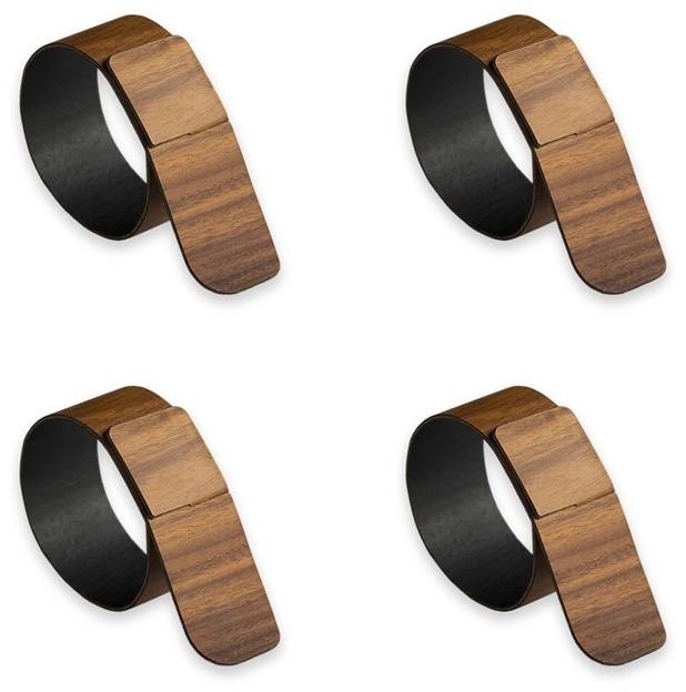 22.004 Кольцо для cалфетки Деревянное LIGNIS® Италия Nelumbo - Вид №1