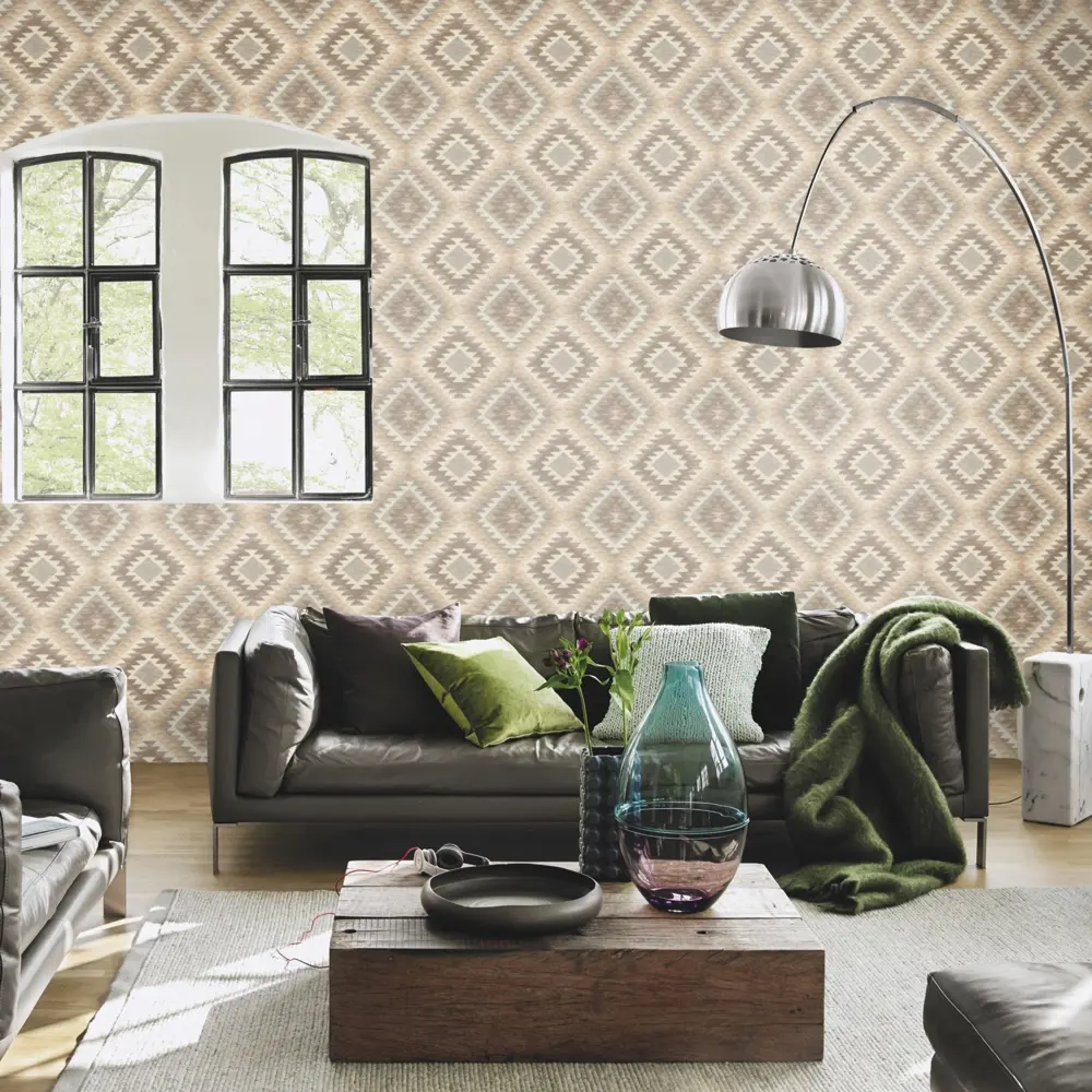 Обои флизелиновые Rasch Barbara Home Collection коричневые 0.53 м 527438 81969902 STLM-2121336 - Вид №9