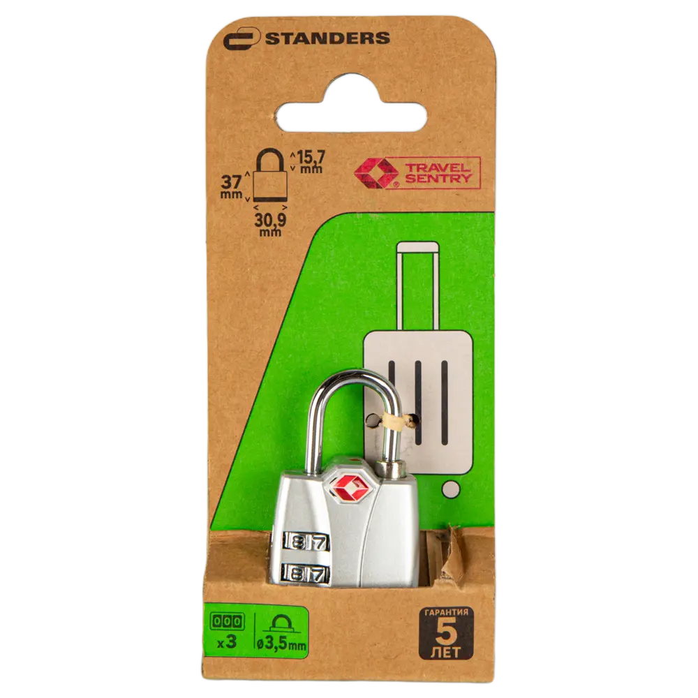 Кодовый замок Standers для внутренних помещений 30 мм 87960528 STLM-1441808 - Вид №3