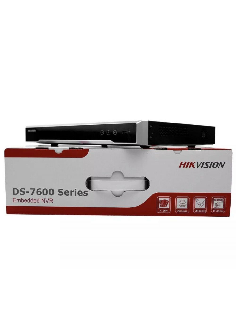 DS-7608NI-K2 8-ми канальный ip-видеорегистратор, видеовход 8 каналов, аудиовход 1 канал rca, видеовыход 1 vga 1080р, 1 hdmi 4к, аудиовыход 1 канал rca, входящий поток 80мб/с, исходящий поток 160мб/с, разр записи до 8мп, синхр.воспр. 2 канала@8мп, 2 hdd 6т Santreyd  - Вид №4