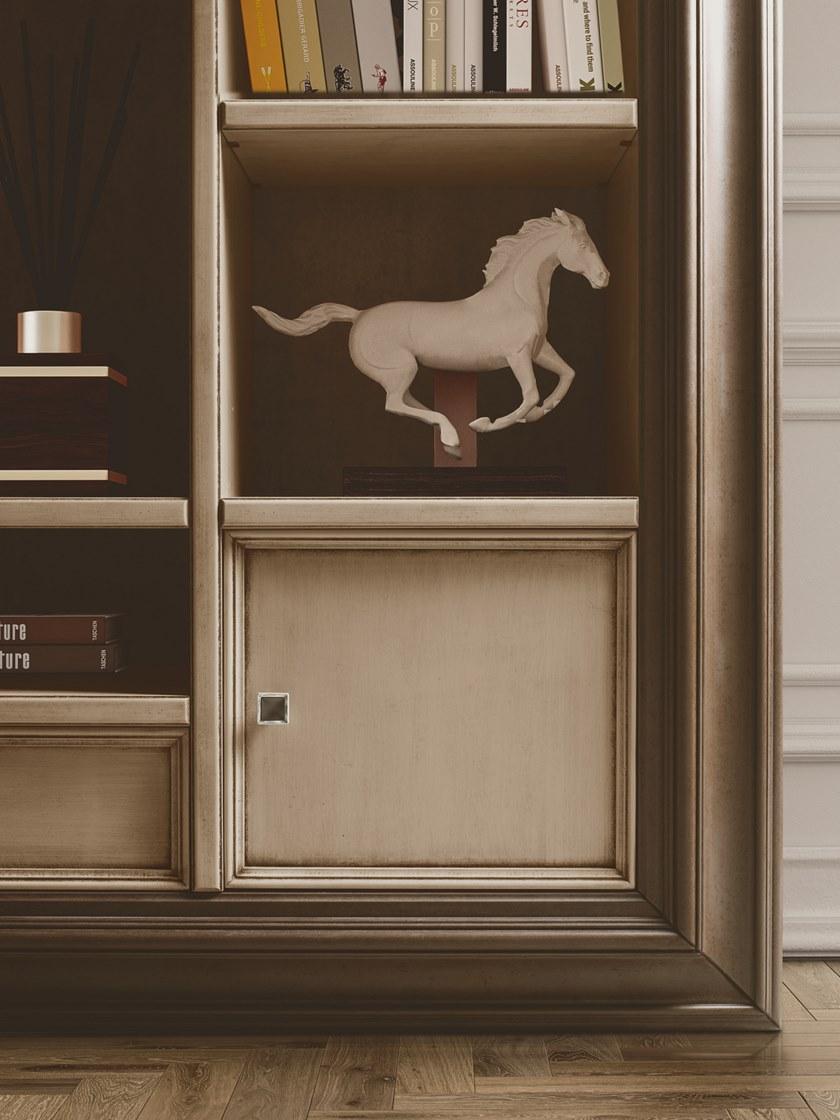 SCAPPINI & C Деревянная тумба под ТВ с книжным шкафом Timeless 2920 - Вид №2