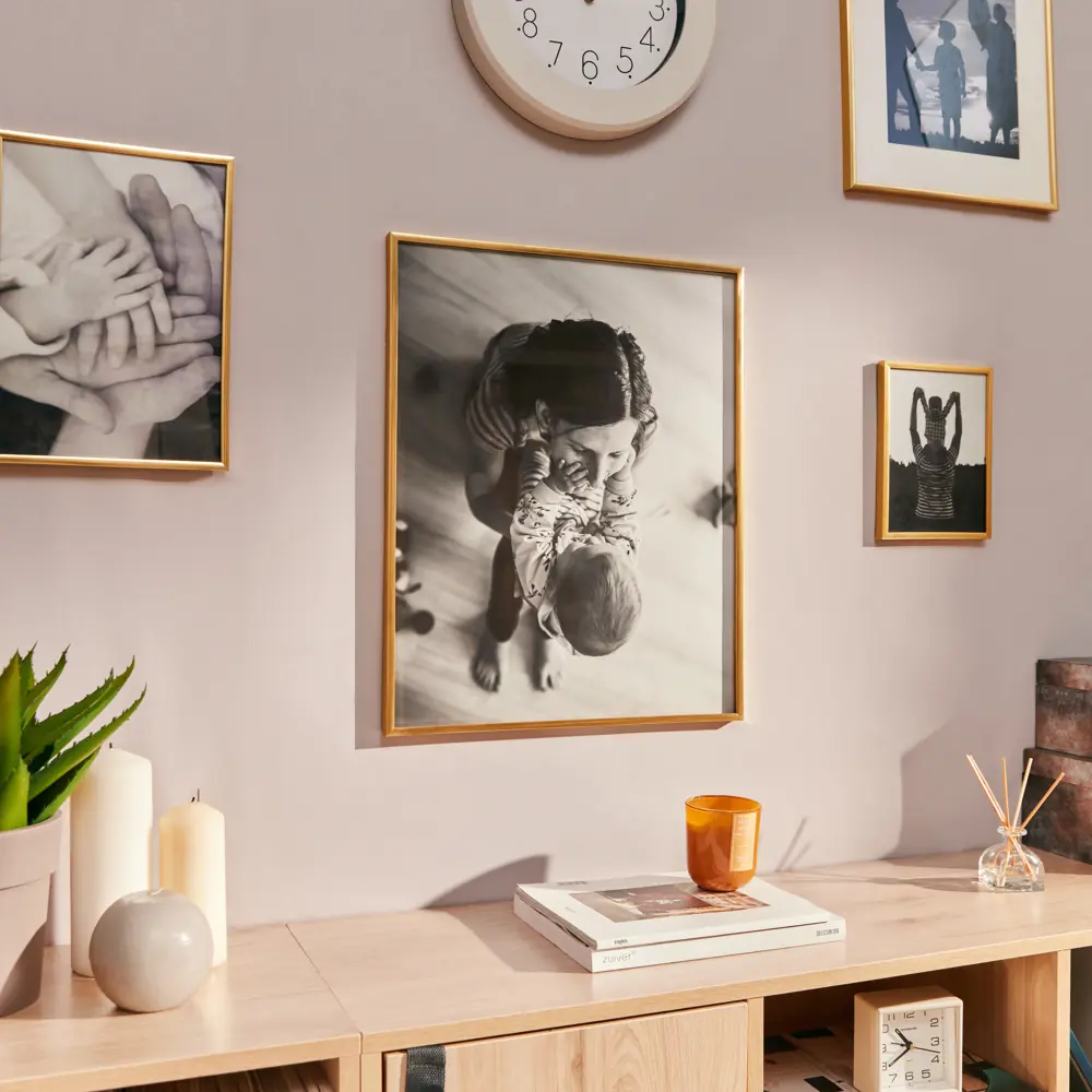 INSPIRE Lila — Золотая фоторамка 50×40 см для интерьера в стиле кантри 18769678 STLM-0012599 - Вид №3