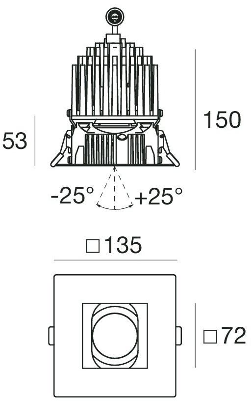 Linea Light Group Светодиодный точечный светильник на потолок Vos sun-id-1345839 - Вид №7