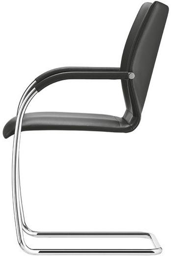 Brunner Штабелируемое кожаное кресло на консолях с подлокотниками Plaza sun-id-1464928 - Вид №2