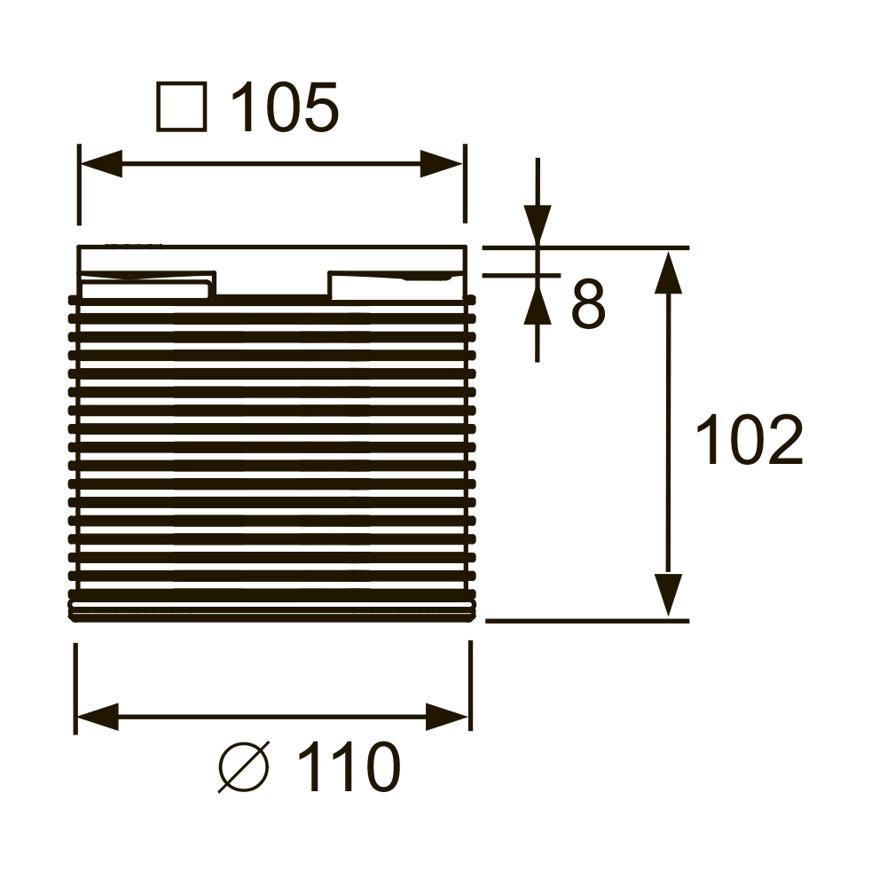 3660001 Верхние части трапов Tece TECEdrainpoint - Вид №1