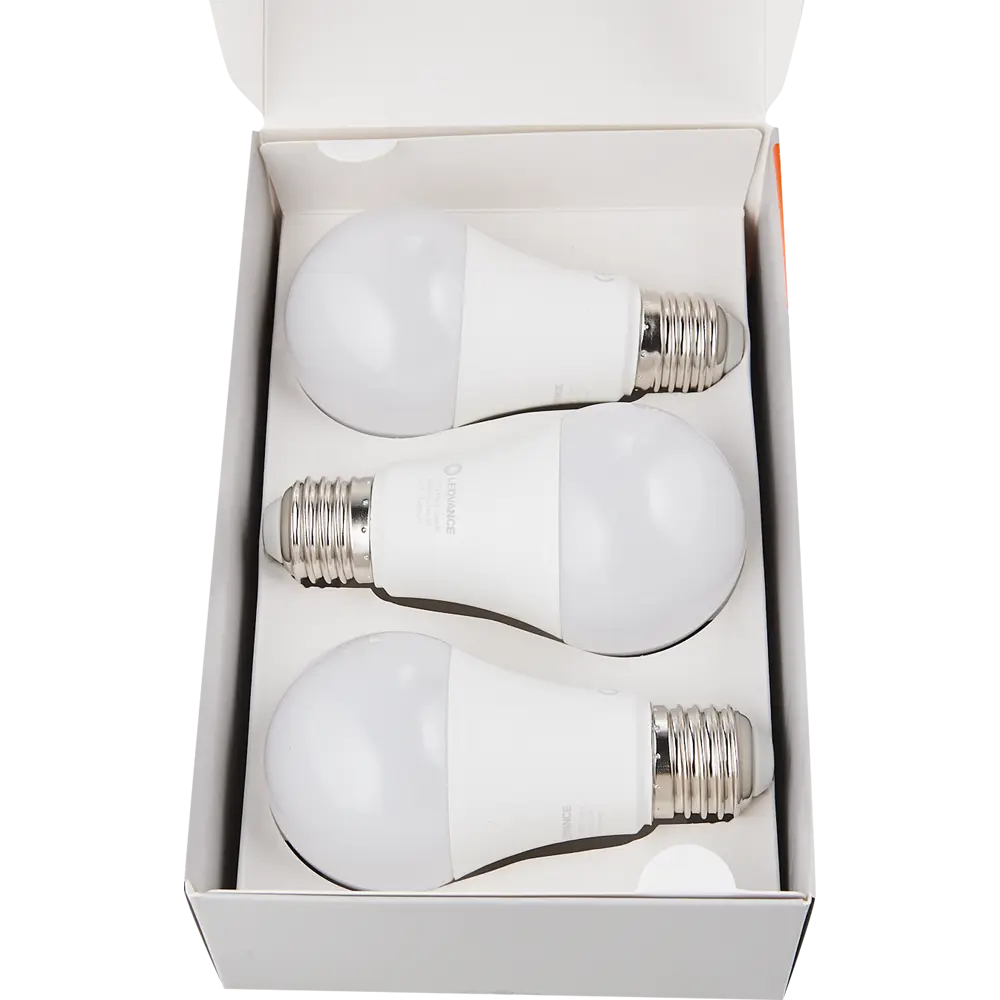 Набор умных ламп светодиодных Wi-Fi Osram Smart Plus E27 220-240 В 9 Вт груша матовая 806 лм теплый белый свет 3 шт 89143933 STLM-2054765 LEDVANCE  - Вид №3