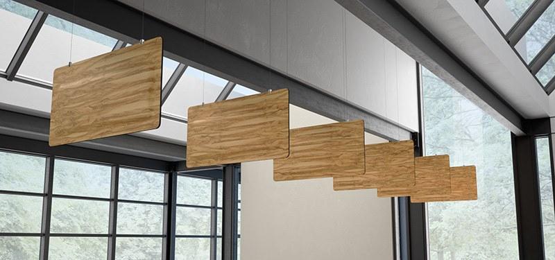 MASCAGNI Подвесная акустическая панель из ткани со встроенной подсветкой Sound sun-id-1437368 - Вид №8