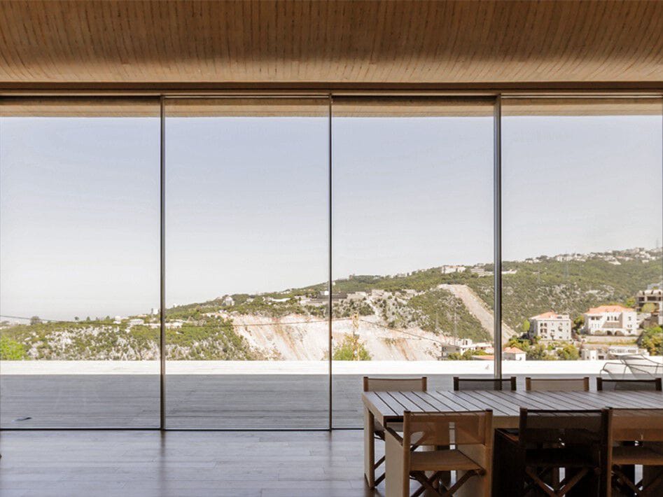 Алюминиевое раздвижное окно panoramah! AH!UM ARCH-00057597