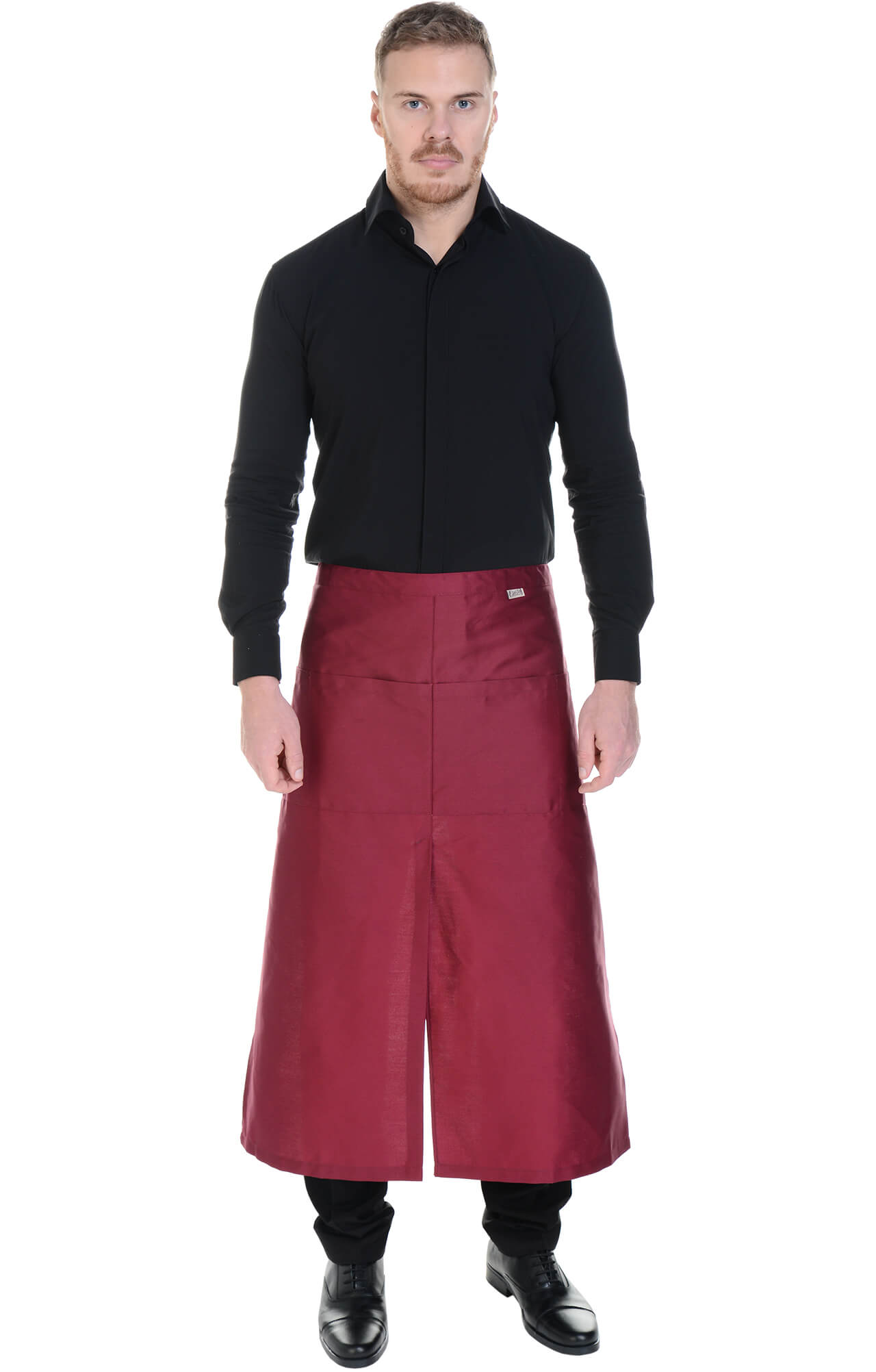 59924 Фартук  удлиненный, цвет burgundy BARISTA  Одежда для официантов  размер  - Вид №6