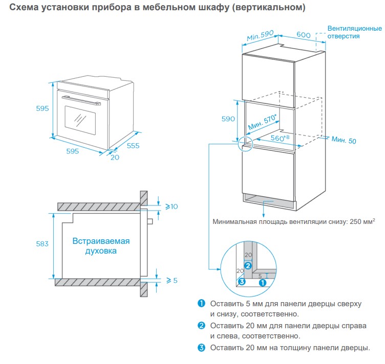 9256881 Электрический духовой шкаф Gressel RU6ES7769000 черный STDN-0117099 - Вид №12