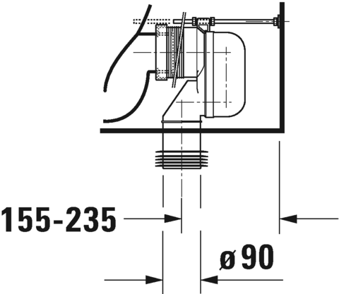 21180900002 Компакт унитаз с бачком Белый Duravit D-Code Германия - Вид №10