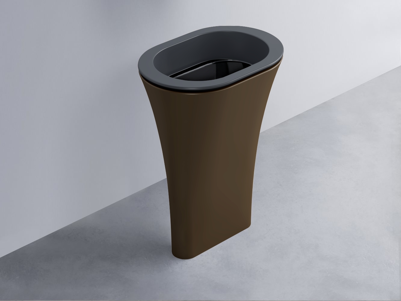 AMLA65-BA+AMPILO-N+AMCOLO-CA Раковина Amedeo Ovale отдельностоящая cielo Enjoy + Amedeo Ceramica Cielo