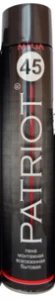 Пена монтажная бытовая Patriot 45 750 мл 10005