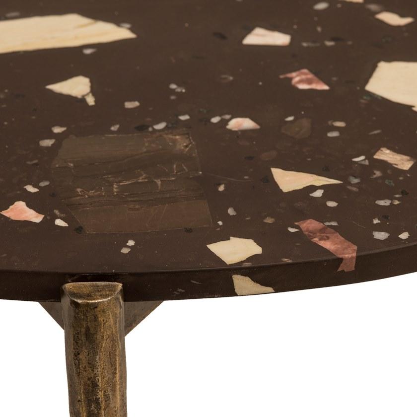 Pols Potten Круглый журнальный столик из натурального камня  300-070-040  - Вид №3