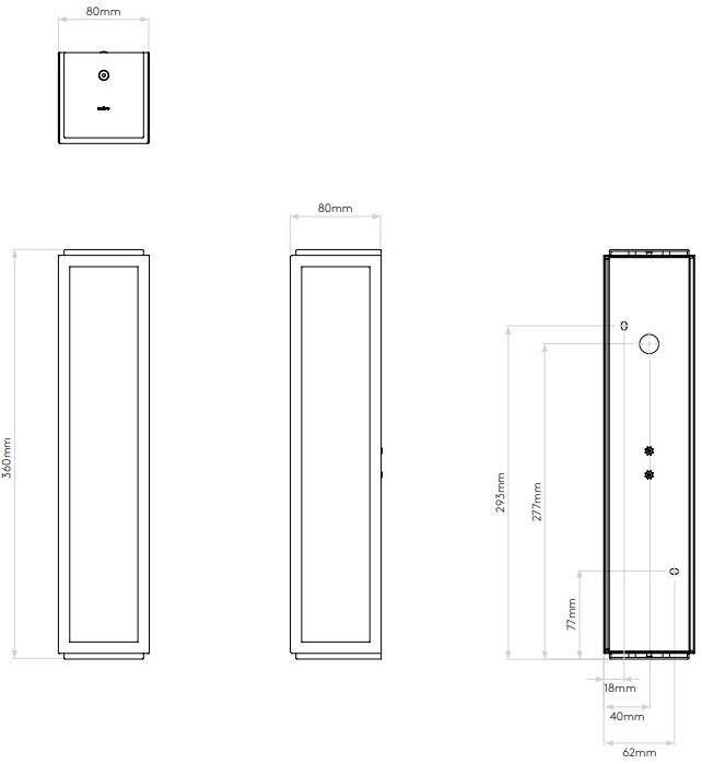 Astro Lighting Светодиодный настенный светильник из стали и стекла для ванной Mashiko sun-id-1381893 - Вид №8