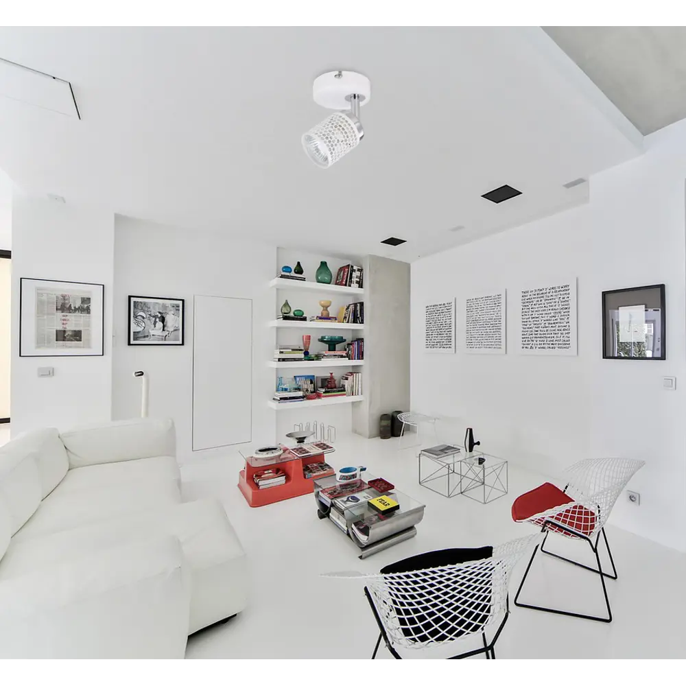 Спот поворотный Gauze 1xGU10x35 Вт цвет белый LAMPLANDIA STLM-2177254 - Вид №7