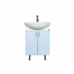 Тумба напольная Роса 50 см, цвет голубой бронза