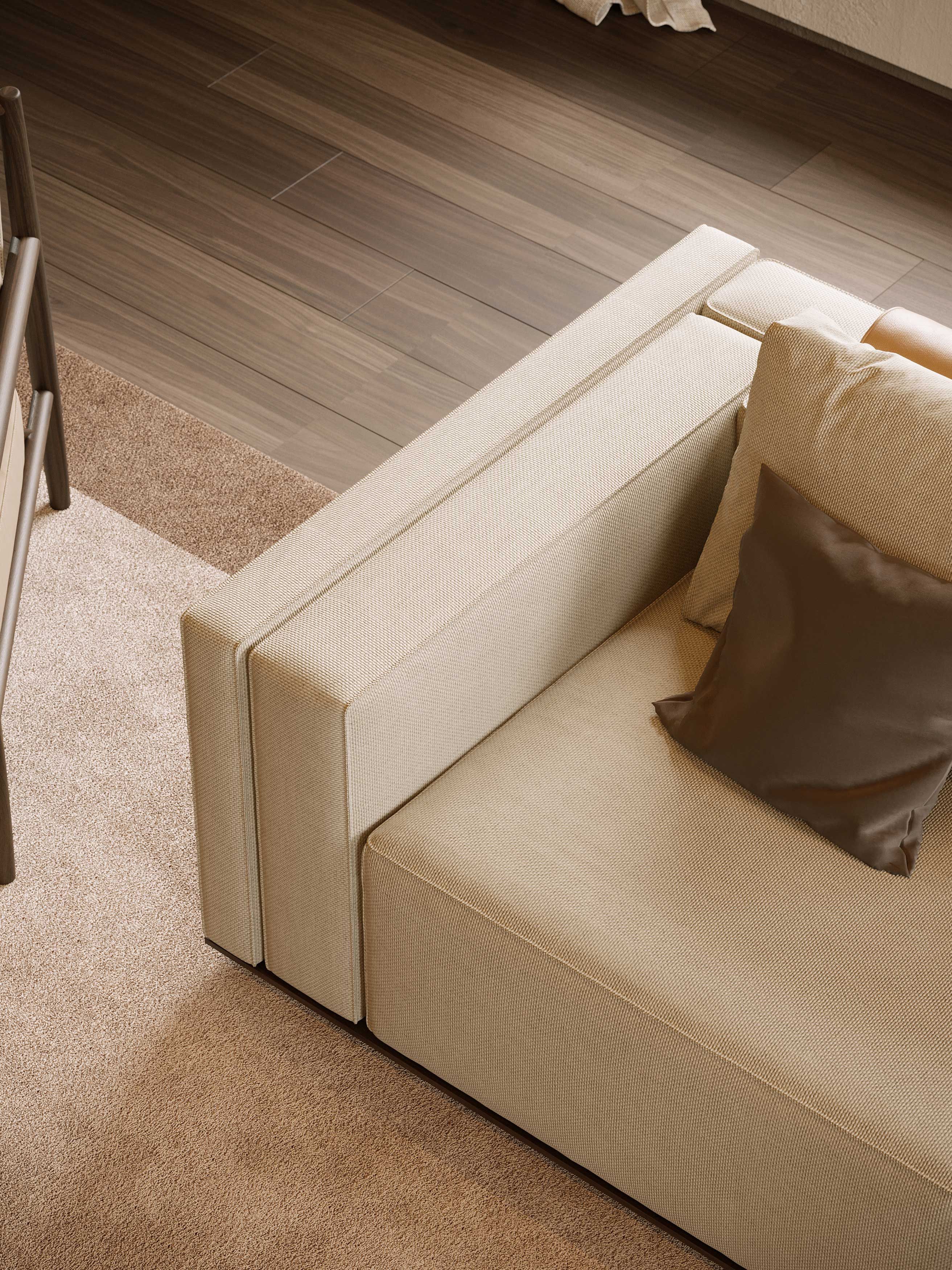 Угловой диван из ткани Stylish Club Landform ARCH-00120997 - Вид №18