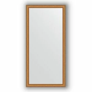 BY 3330 Зеркало в багетной раме - золотые бусы на бронзе 60 mm EVOFORM Definite