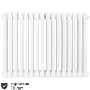 Радиатор трубчатый Irsap Tesi RT305651601A430 500/100 16 секций боковое подключение сталь белый 81990690 STLM-2197772