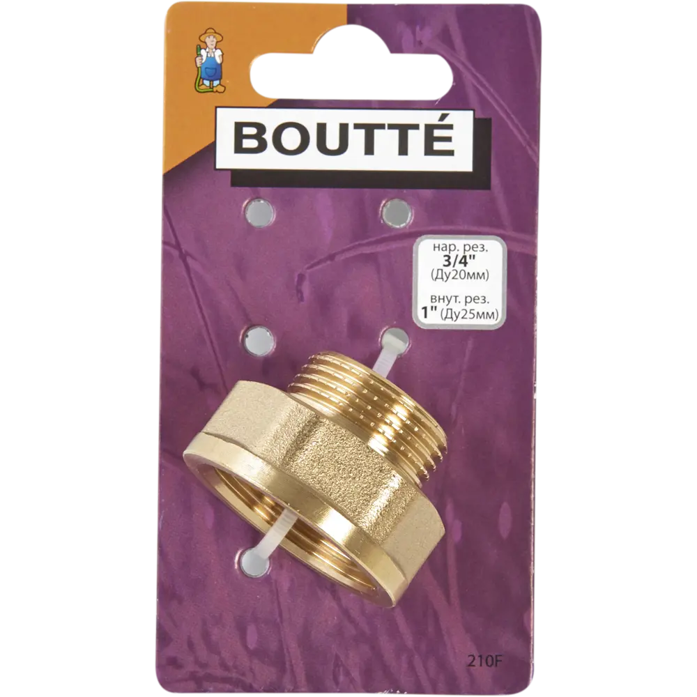BOUTTE Переходная муфта 1×3/4 дюйма для водопроводных систем 16252464 STLM-1478917 - Вид №2
