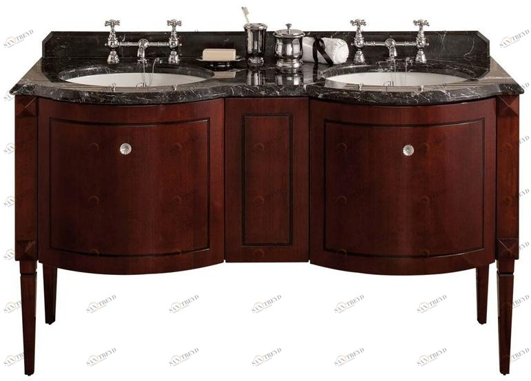 Gentry Home Двойной туалетный столик из красного дерева Chester sun-id-1453137