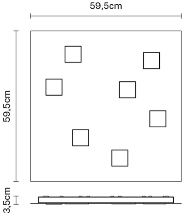Fabbian Алюминиевый светодиодный потолочный светильник Quarter sun-id-1443881 - Вид №18