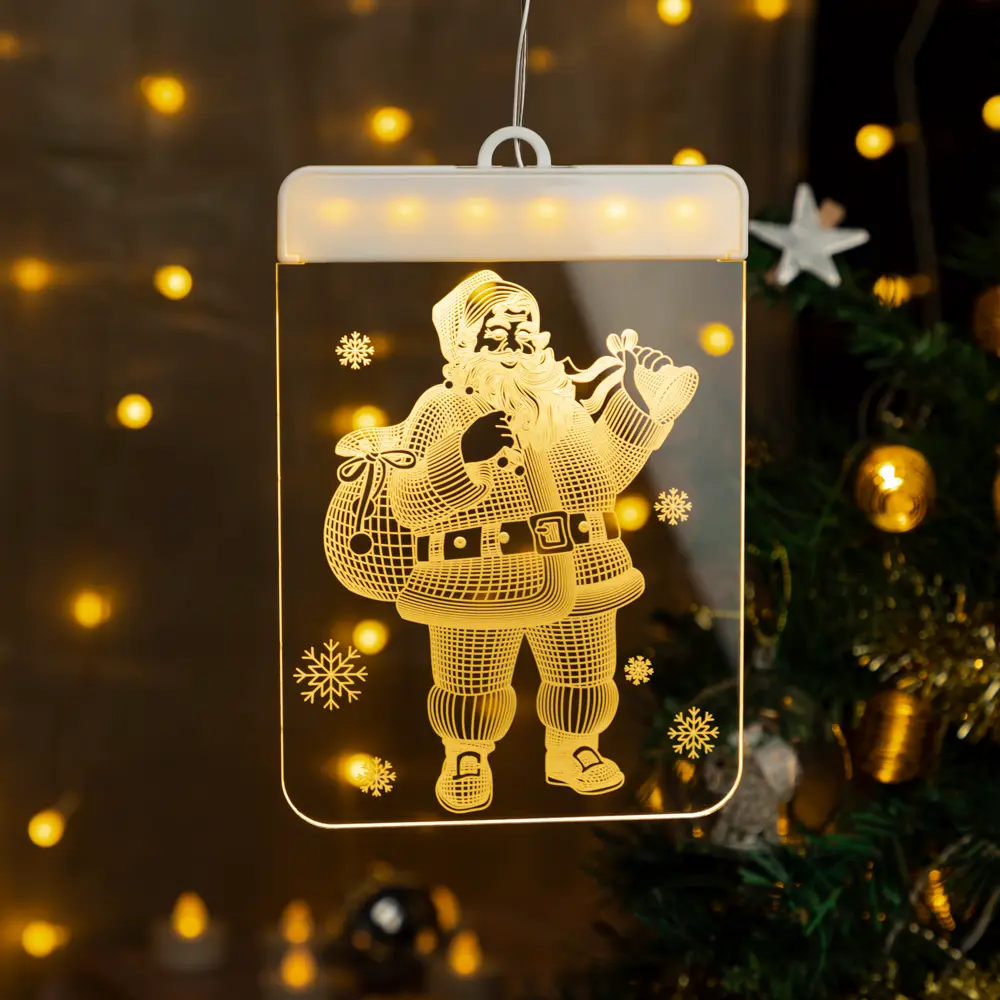 Светильник светодиодный Ritter Santa Claus 3D 29289 0 на батарейках 82655865 STLM-2076713 