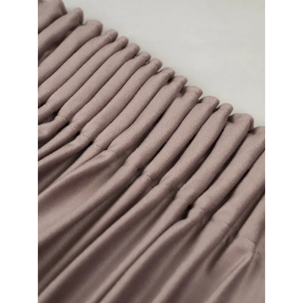 СТОЛИЦА ТЕКСТИЛЯ - Штора бархатная на ленте серо-бежевая 140×270 см 89376358 STLM-1566956 - Вид №9