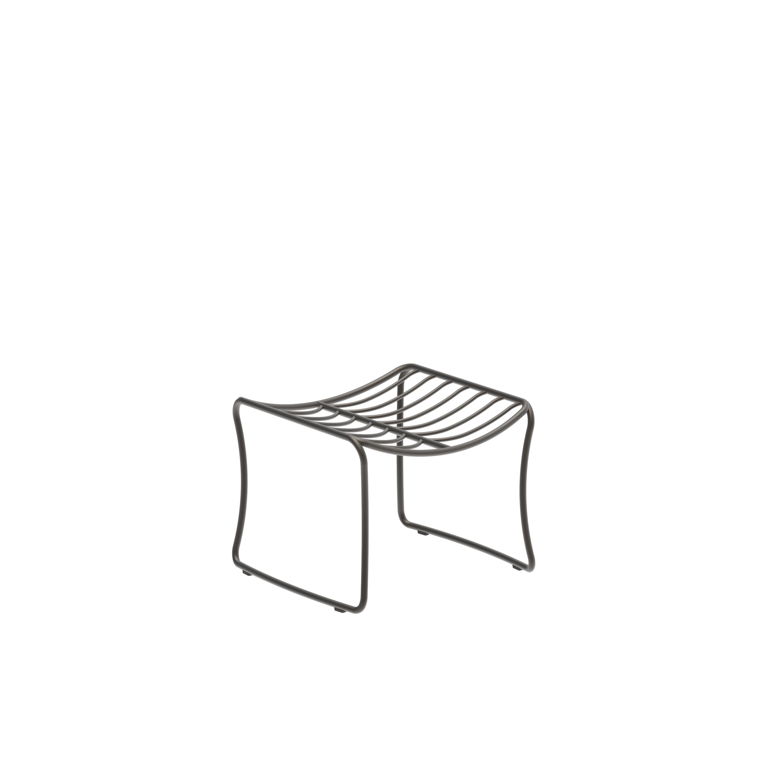 Квадратная подставка для ног из нержавеющей стали Royal Botania Folia ARCH-00100119 - Вид №4