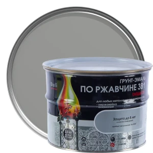 Грунт эмаль по ржавчине 3 в 1 гладкая Dali Special цвет серебристый 2.5 кг 18452072 STLM-2034123