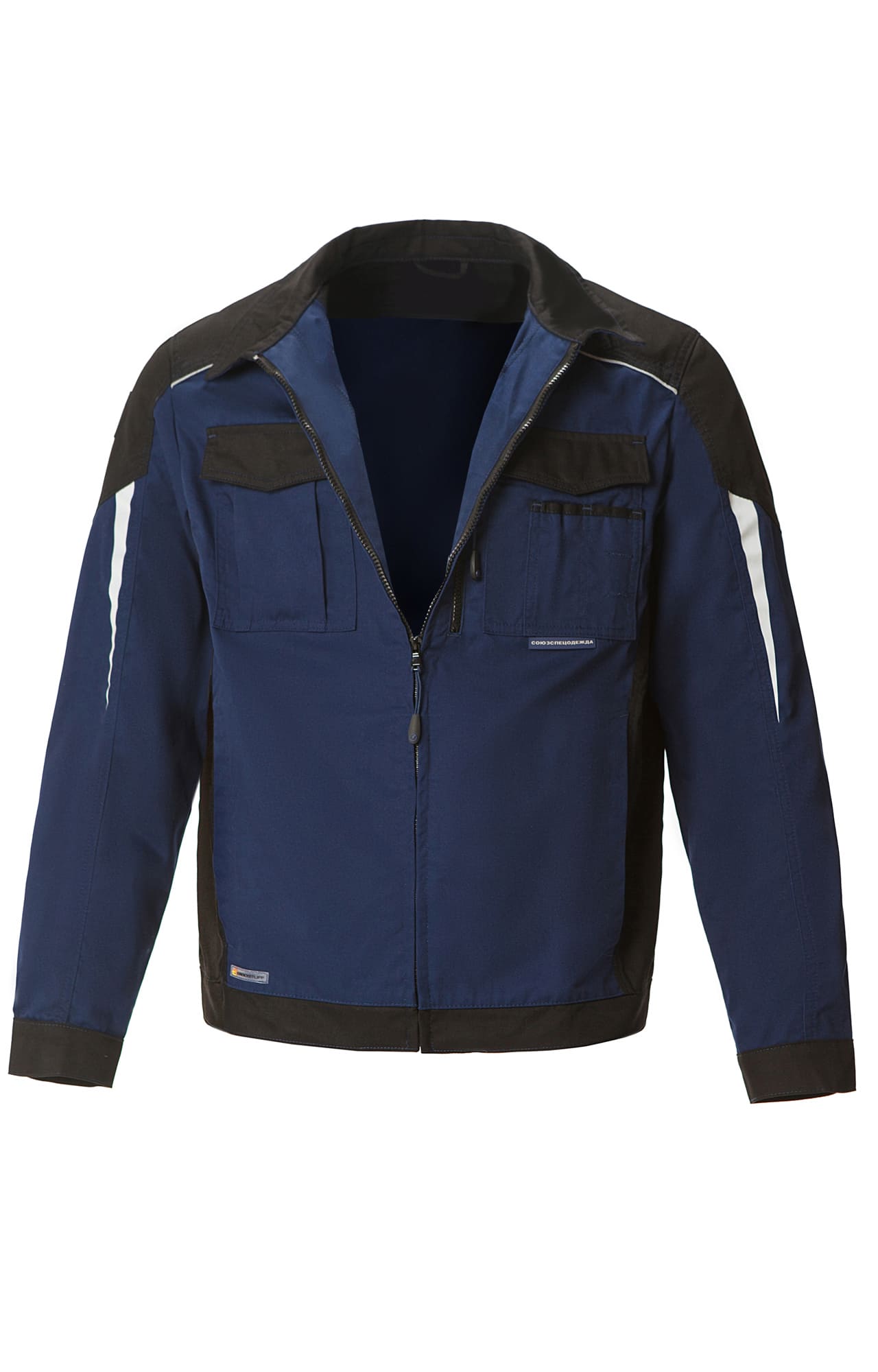 64622 Костюм  NEW 2 темно-синий с черным STATUS  Летняя спецодежда  размер 56-58/170-176  - Вид №3