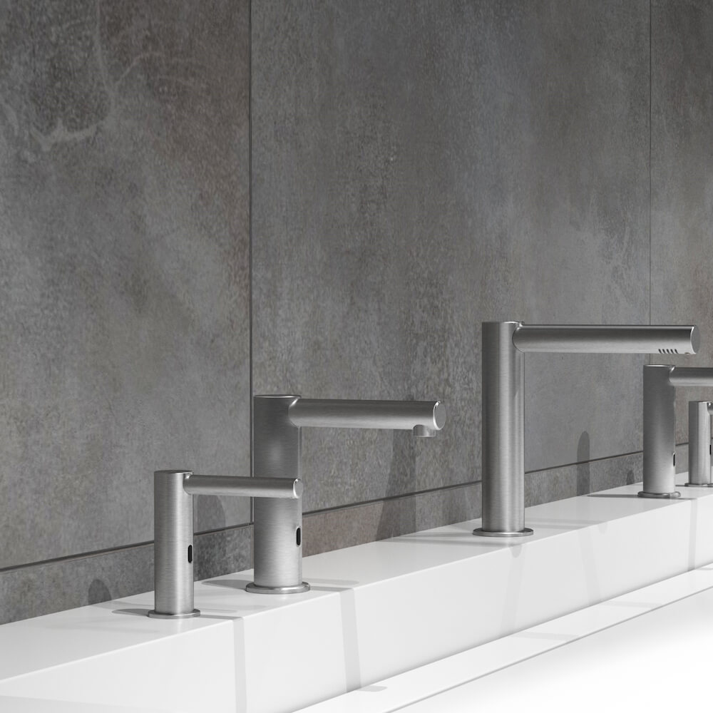 M495-S Бесконтактная сушилка для рук из нержавеющей стали, устанавливаемая на палубе Duten  - Вид №1