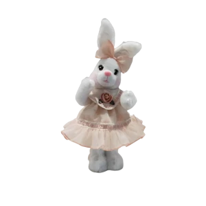 Декоративная кукла Relance "Зайка девочка" h35 см пластик