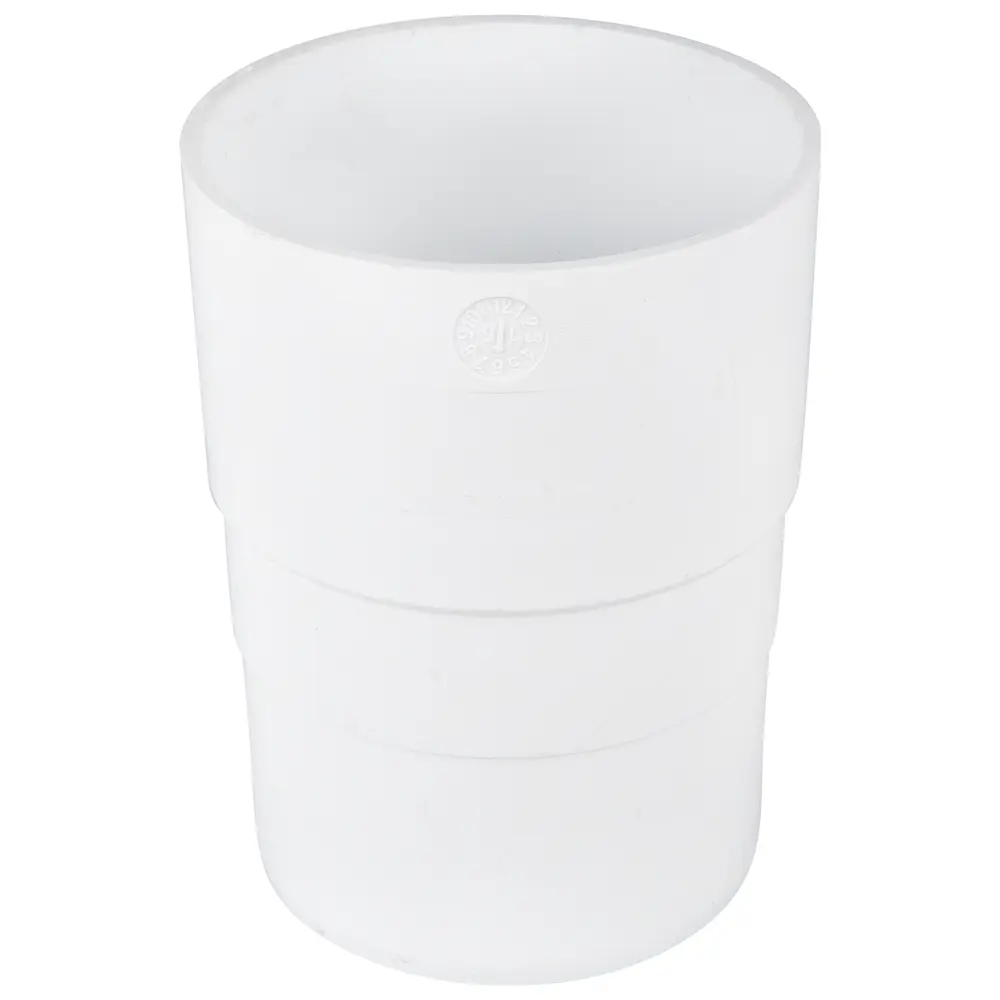 Муфта для водосточной трубы 82 мм цвет белый ТЕХНОНИКОЛЬ STLM-2046431