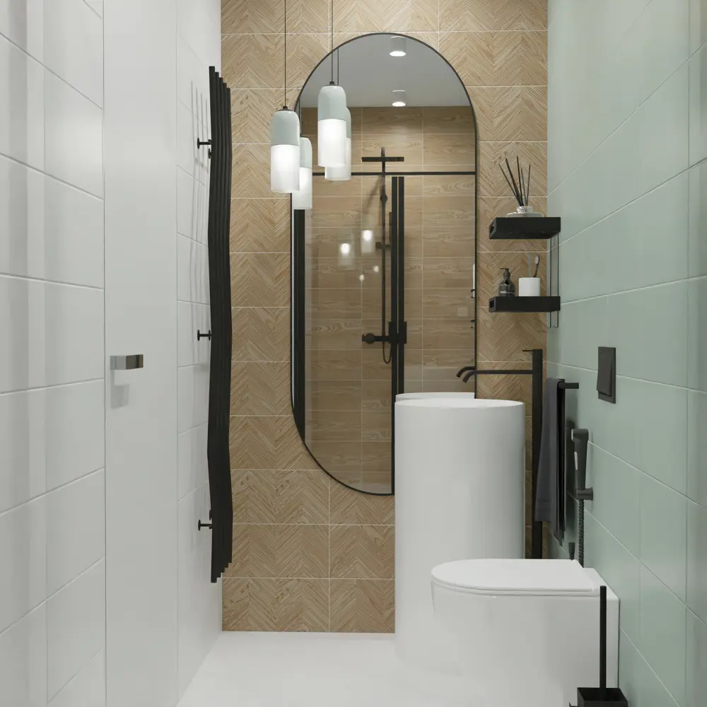 Плитка настенная Mersey Woodr A0554D14104 20x40 см 1.6 м² матовая цвет бежевый 89352894 STLM-2040528 Santreyd - Вид №5