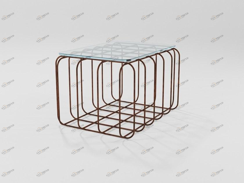 Barel Прямоугольный журнальный столик из хрусталя Filodiferro sun-id-1406648