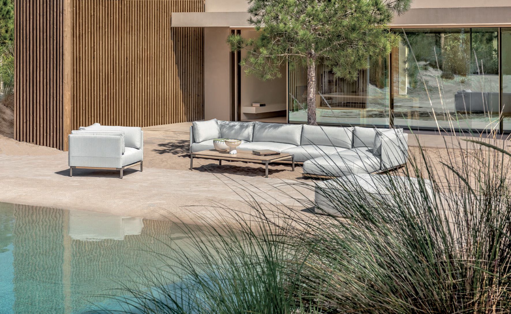 Ткань сад диван Ethimo залив ARCH-00146134 - Вид №4