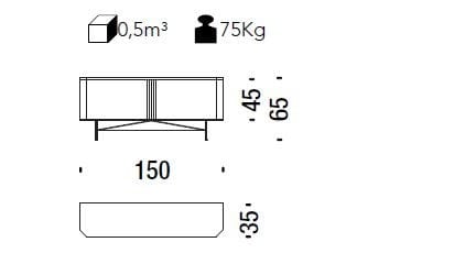 Стальной шкаф с распашными дверями MOROSO Perf ARCH-00138657 - Вид №2