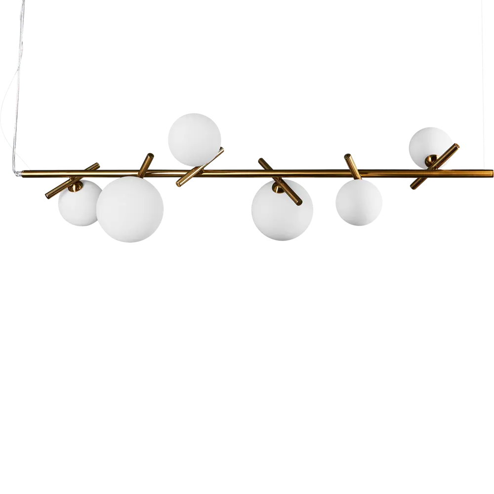 Freya Blossom — подвесная люстра с 6 плафонами в стиле латунь 89389965 STLM-1568256 - Вид №3