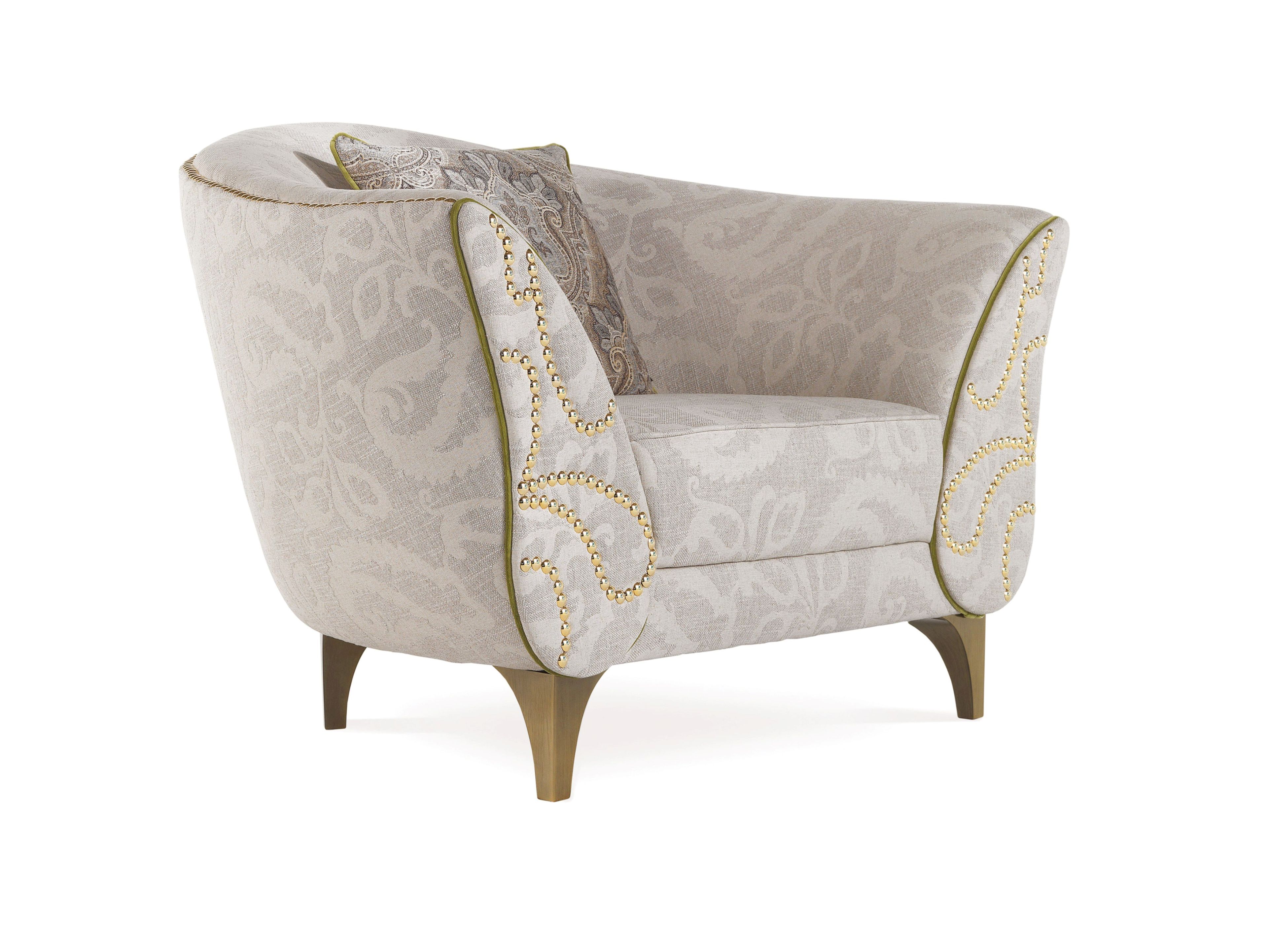 Тканевое кресло с подлокотниками ETRO Home Interiors ARCH-00027253 - Вид №1