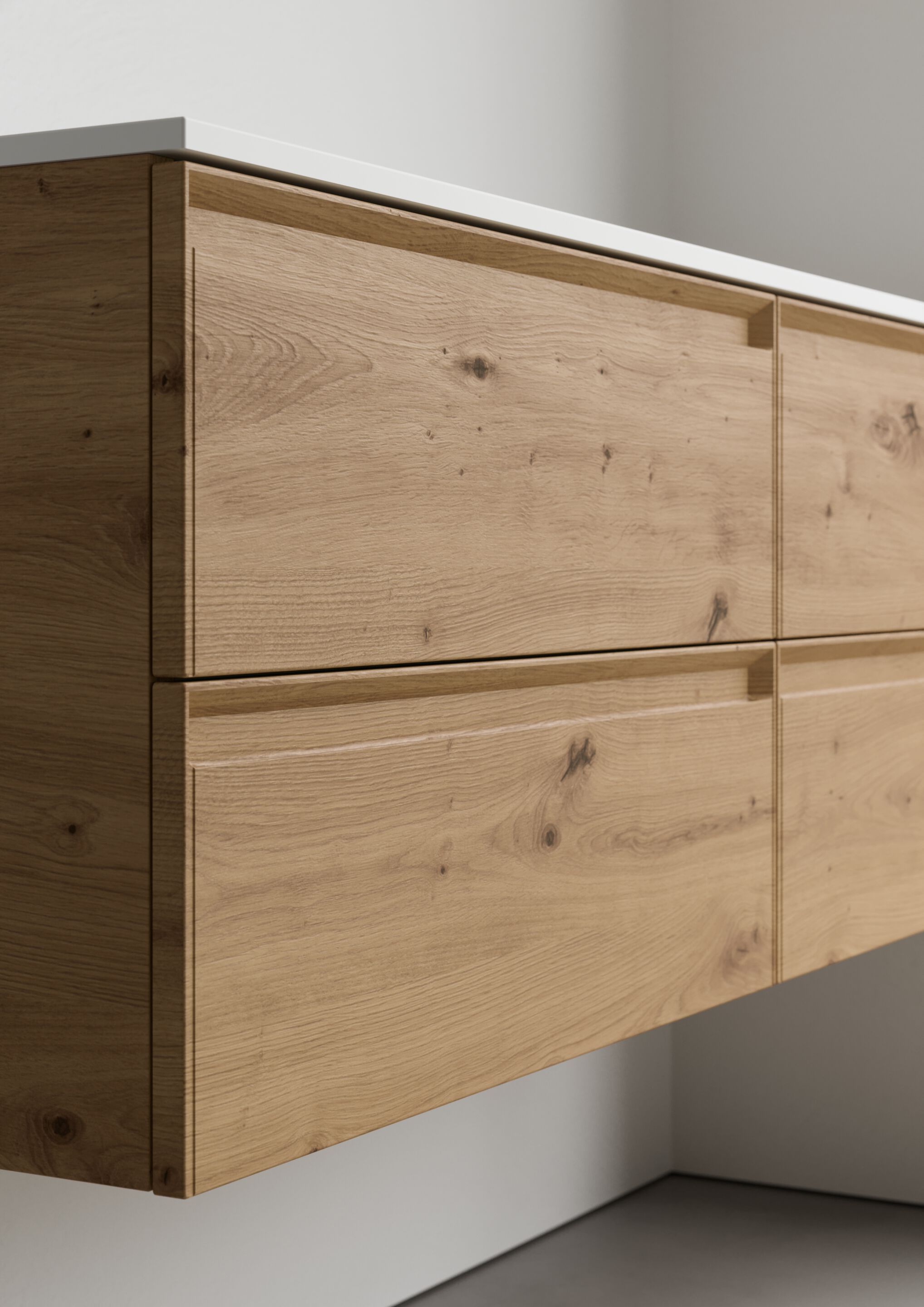 Двойной подвесной шкаф для умывальника со встроенной раковиной Ideagroup Play ARCH-00029625 - Вид №2