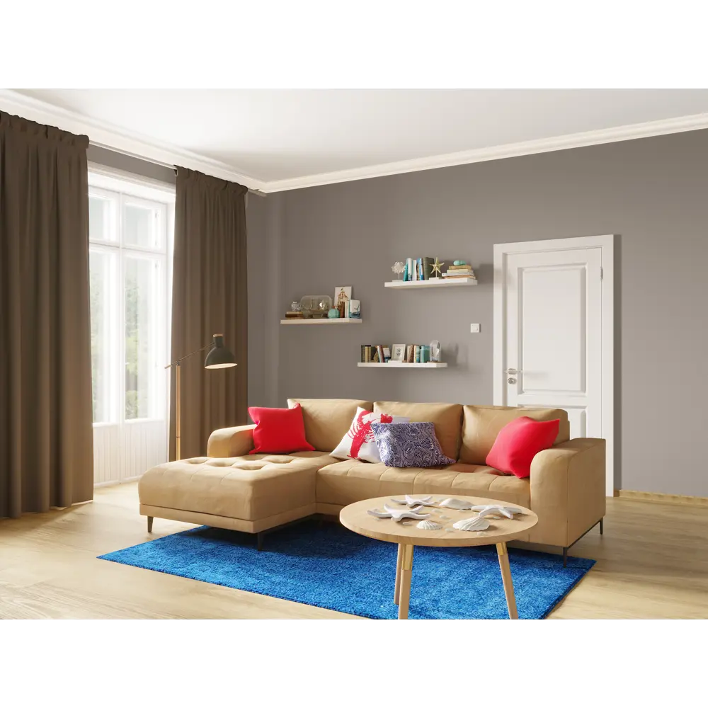 Краска для стен и потолков Trend Farbe цвет Платиново-серый 50 мл Dufa STLM-2189573 - Вид №4