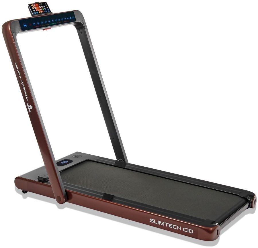 Беговая дорожка titanium masters slimtech c10 коричневый Titanium sun-id-2068834 - Вид №3