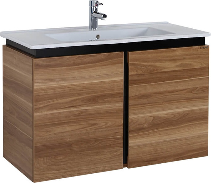 VE0100.42.VV Нижний модуль с раковиной 2 выдвижных ящика(100см) Creavit  - Вид №1