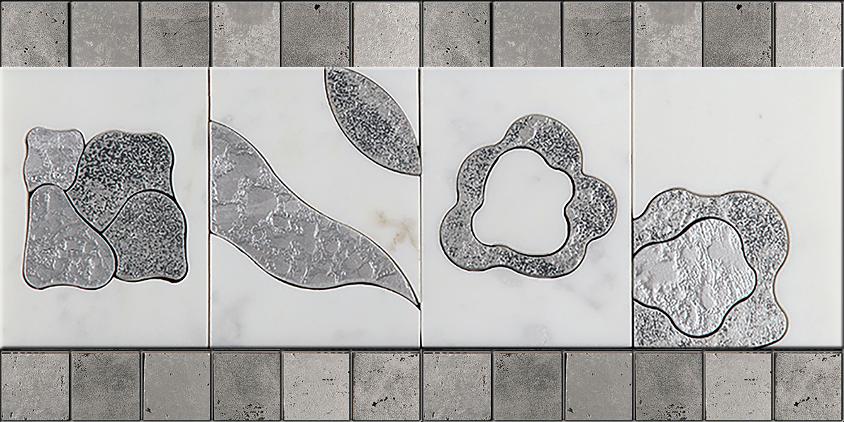 БОРДЮР ИЗ МРАМОРА MF-2 SKALINI MODERN MF2 - Вид №1