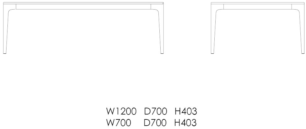 Grado Design Низкий прямоугольный лакированный журнальный столик из мдф Dada table Dad-tb-02 - Вид №5