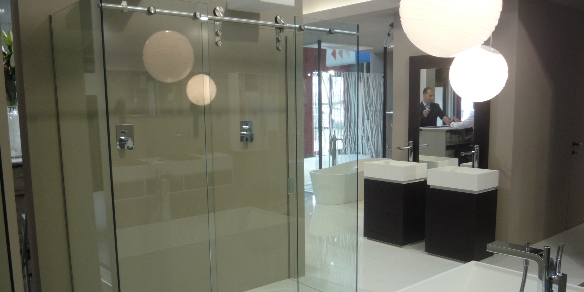 Moma Design Раковина с тумбой Wood Tower 3 BATHROOM белая/венге Woodtower TWLD03CNWE - Вид №2